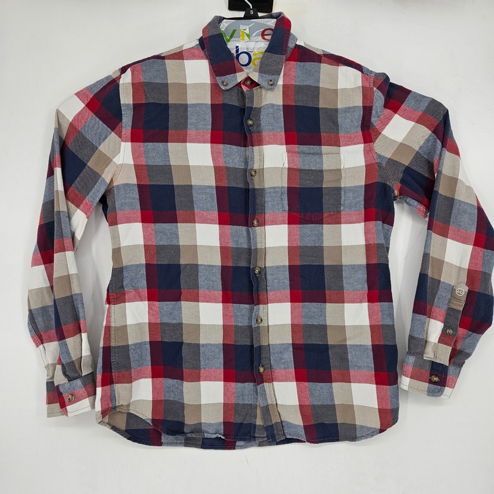 AG Adriano Goldschmied Shirt Mens Medium Long Sleeve Button Casual Flannel
